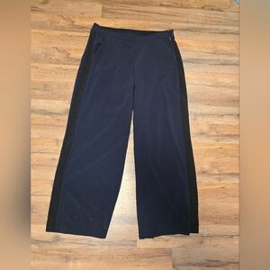 Athleta Navy and Black Track Pants